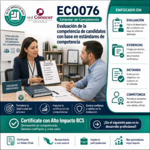 EC0076 — Evaluación de la competencia de candidatos